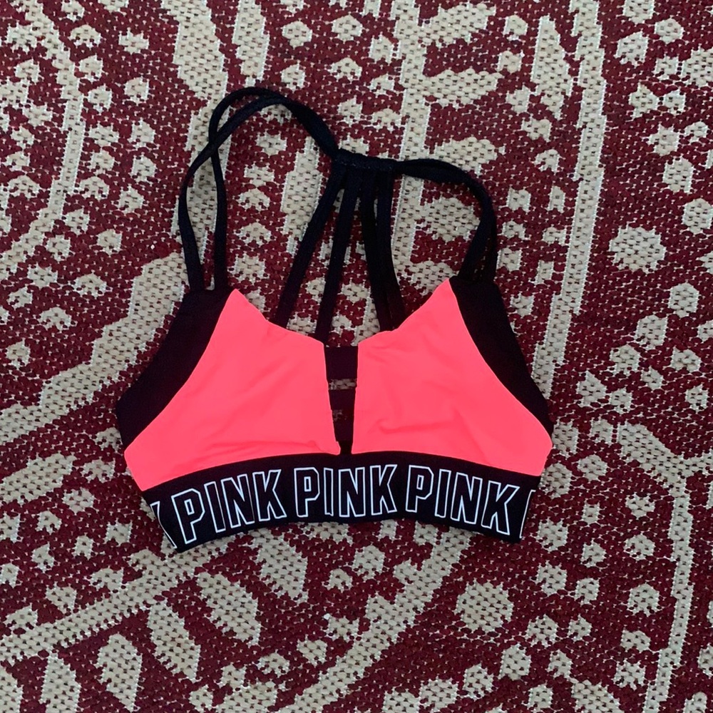 Pink Sports Bra